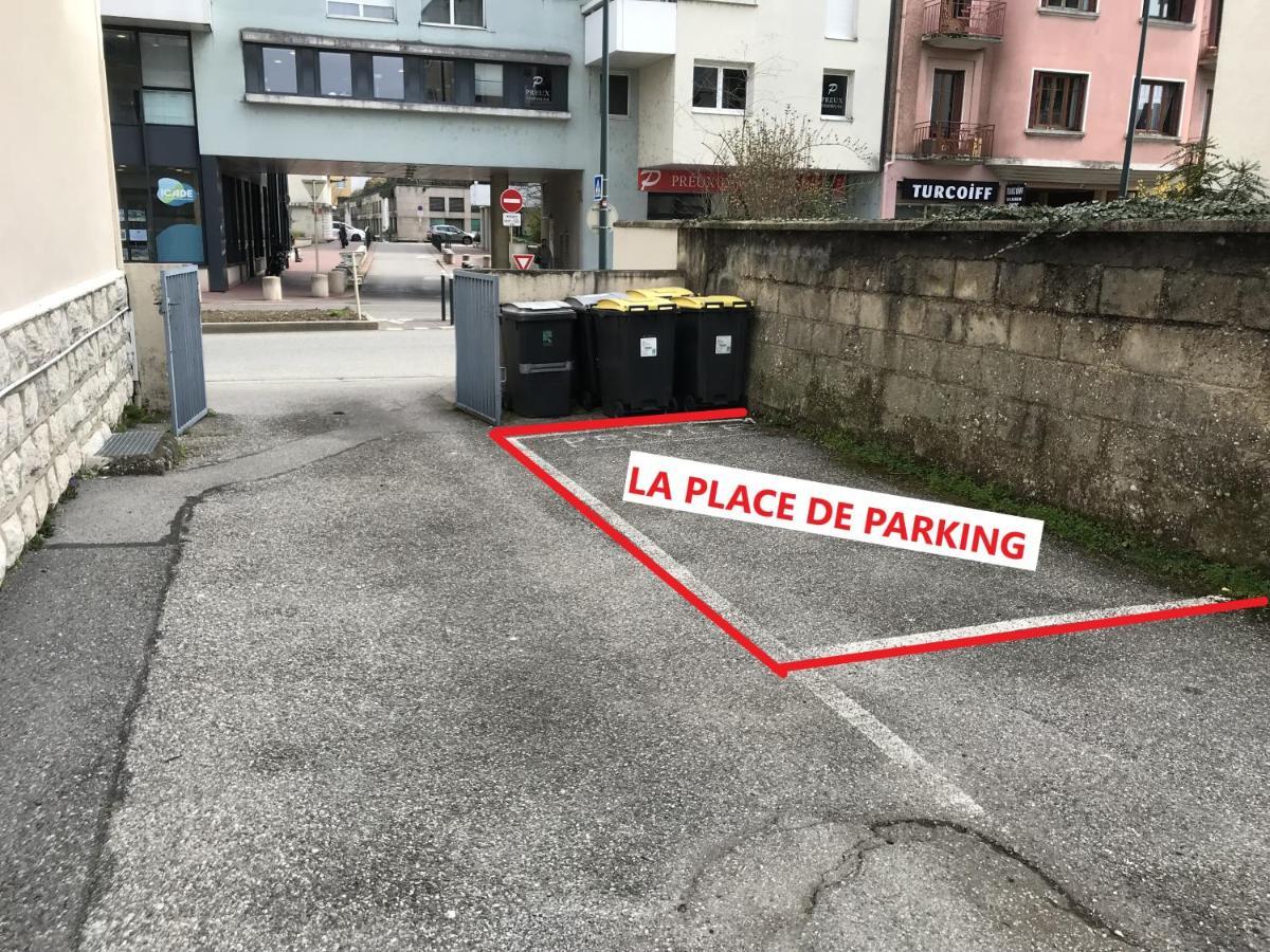 Studio + Balcon + Parking - Ultra Centre Apartment Annecy Luaran gambar